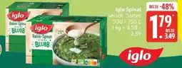 Edeka Iglo Spinat Angebot