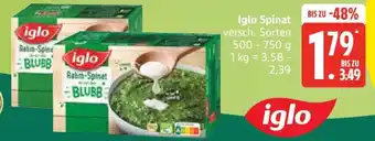Edeka Iglo Spinat Angebot