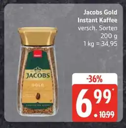 Edeka Jacobs Gold Instant Kaffee Angebot