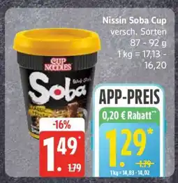 Edeka Nissin Soba Cup Angebot