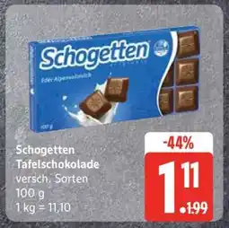Edeka Schogetten Tafelschokolade Angebot