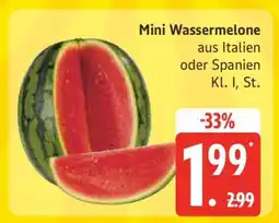 Edeka Mini- Wassermelone Angebot