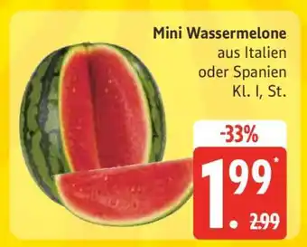 Edeka Mini- Wassermelone Angebot