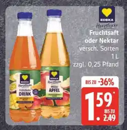 Edeka EDEKA Herzstücke Fruchtsaft oder Nektar Angebot