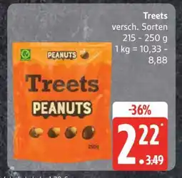 Edeka Treets Peanuts Angebot