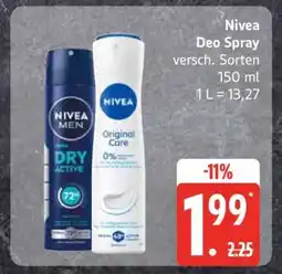 Edeka Nivea Deo Spray Angebot