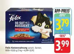 Edeka felix Katzennahrung Angebot