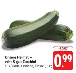 Edeka Unsere Heimat – echt & gut Zucchini Angebot