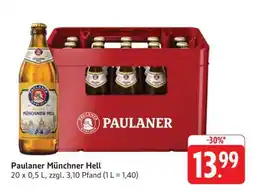 Edeka Paulaner Münchner Hell Angebot