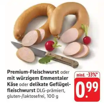 Edeka Premium-Fleischwurst Angebot