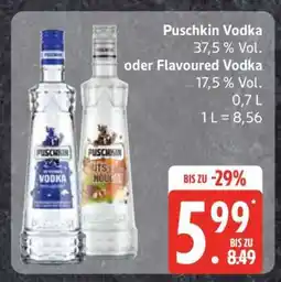 Edeka Puschkin Vodka oder Flavoured Vodka Angebot