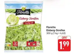 Edeka Florette Eisberg Streifen Angebot