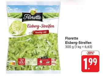 Edeka Florette Eisberg Streifen Angebot