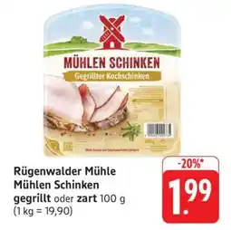 Edeka RÜGENWALDER MÜHLE Mühlen-Schinken Angebot