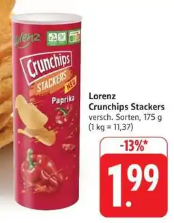 Edeka Lorenz Crunchips Stackers Angebot