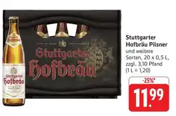 Edeka Stuttgarter Hofbräu Pilsner Angebot