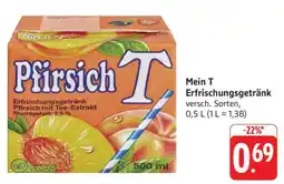 Edeka MEIN T Erfrischungsgetränk Angebot