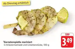 Edeka Garnelenspieße mariniert Angebot