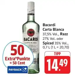 Edeka BACARDI Carta Blanca Angebot