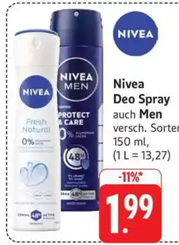 Edeka Nivea Deo Spray Angebot