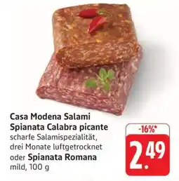 Edeka Casa Modena Salami Spianata Calabra picante Angebot