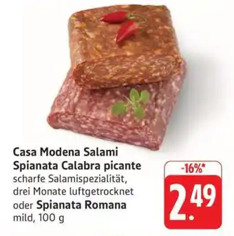 Edeka Casa Modena Salami Spianata Calabra picante Angebot