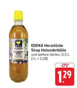 Edeka EDEKA Herzstücke Sirup Holunderblüte Angebot