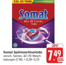 Edeka Somat Spülmaschinentabs Angebot