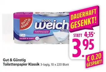 Edeka Gut & Günstig Toilettenpapier Klassik Angebot