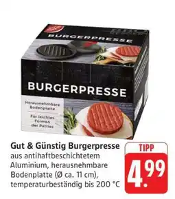 Edeka Gut & Günstig Burgerpresse Angebot