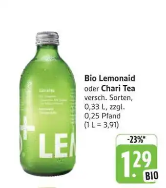 Edeka Bio Lemonaid oder Chari Tea Angebot