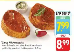 Edeka Zarte Rückensteaks Angebot