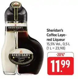 Edeka Sheridan’s Coffee Layered Liqueur Angebot