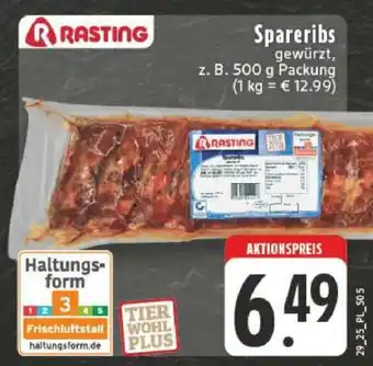 Edeka Rasting Spareribs Angebot