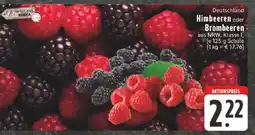 Edeka Himbeeren oder Brombeeren Angebot