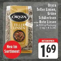 Edeka Oryza Teller Linsen Angebot