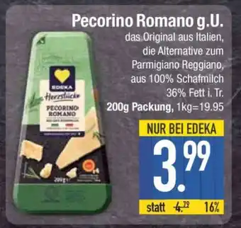 Edeka Pecorino Romano g.U Angebot