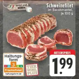 Edeka Schweinefilet im Baconmantel Angebot