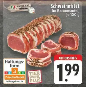Edeka Schweinefilet im Baconmantel Angebot