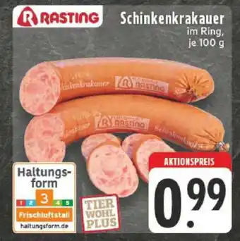 Edeka Rasting Schinkenkrakauer Angebot