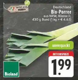 Edeka Bio-Porree Angebot