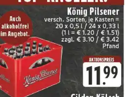 Edeka König Pilsener Angebot