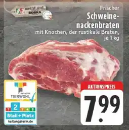 Edeka Frischer Schweinenackenbraten Angebot