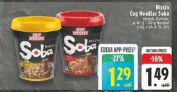 Edeka Nissin Cup Noodles Soba Angebot