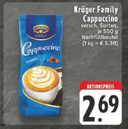 Edeka KRÜGER Family-Cappuccino Angebot