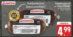 Edeka Rasting Schweinegulasch oder Schaschliktopf Angebot