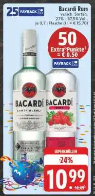 Edeka Bacardí Rum Angebot