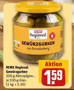 REWE REWE Regional Gewürzgurken Angebot