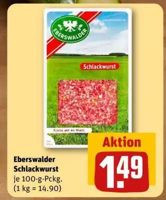 REWE Eberswalder Schlackwurst Angebot