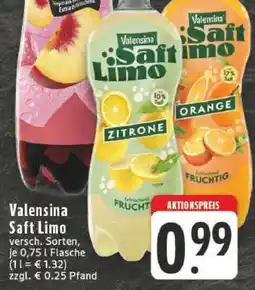 Edeka Valensina Saft Limo Angebot